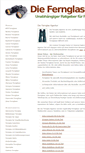 Mobile Screenshot of fernglasagentur.de
